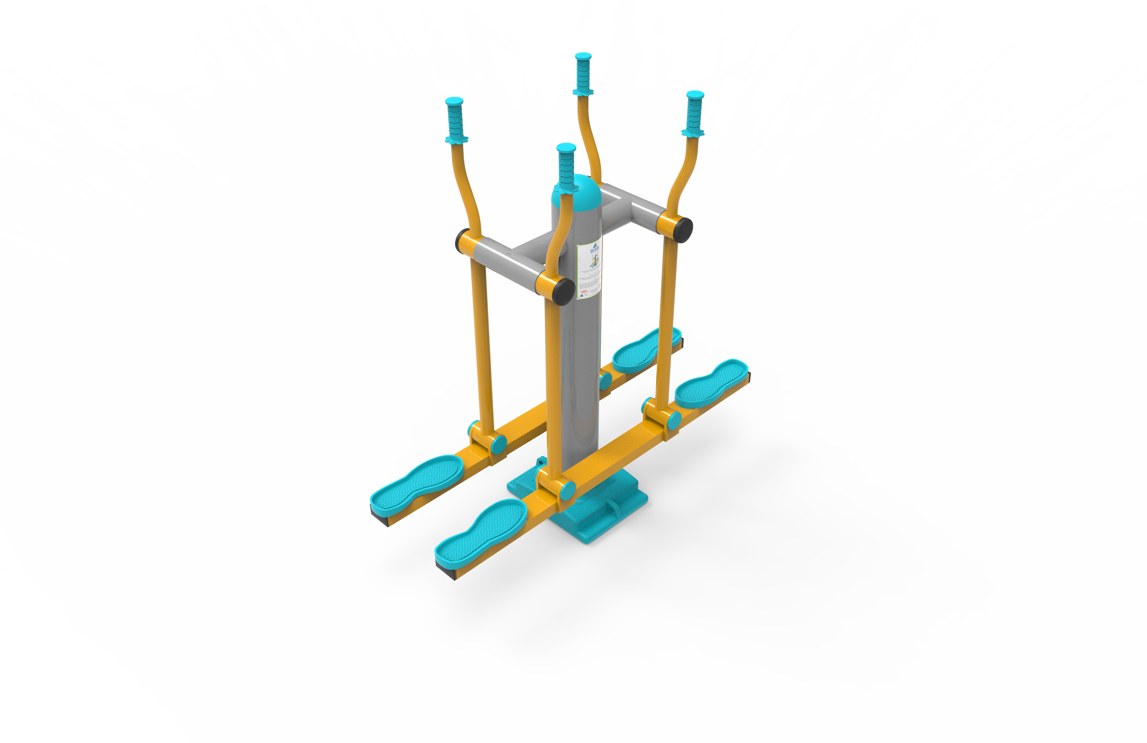 Ciftli Havada Gezinim Aleti KLF-08 | Dış Mekan Spor Aletleri | Erse Kent Mobilyaları